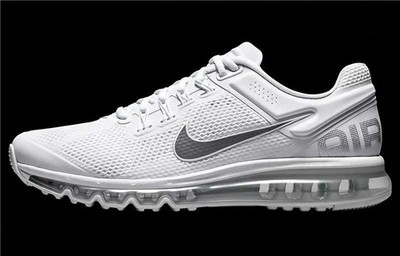 New Nike Air Max 2013 White Metallic Silver HF4884-100 Men's Sizes