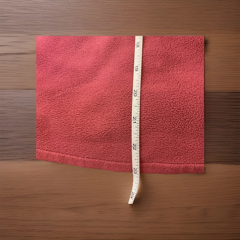 Woolrich Medium Rose Fleece Outdoor Hiking Sweater Vest Blue Sleeveless Full Zip - Image 4 of 4