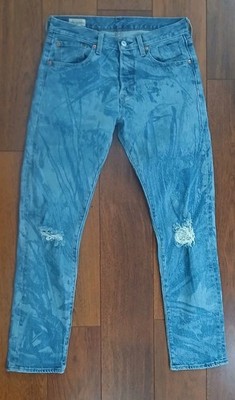 Levi's 501 ST Blue Jeans Justin Timberlake Fresh Leaves Premium W32 L30