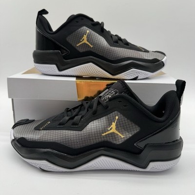 Nike Air Jordan One Take 4 Black Metallic Gold Sneakers DO7193-007 Mens Size