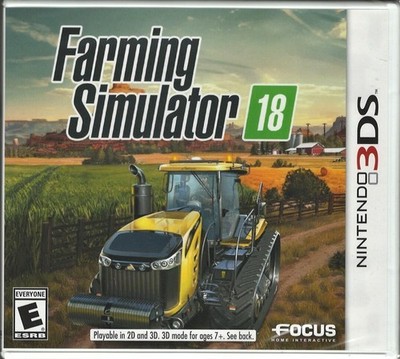 Farming Simulator 18 3DS (Brand New Factory Sealed US Version) Nintendo 3DS, Nin