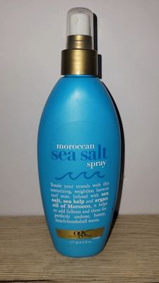 NEW OGX Moroccan Sea Salt Spray for Tousled Beachy Looks 6 fl oz Rare