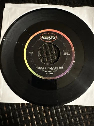 THE BEATLES "Please Please Me/From Me to You" 1964 7" Single Vee Jay - VJ 581