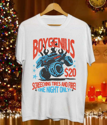 Boy Genius Boygenius Screeching Tires And Fire One Night Only White Shirt
