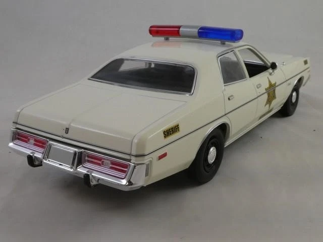 Greenlight Ford Coronet Hazzard County Sheriff 1975 1/18 19092 - Immagine 3 di 4