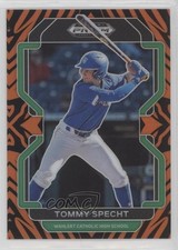 2022 Panini Prizm Draft Picks Tiger Stripes 63/99 Tommy Specht #PDP169 0p0