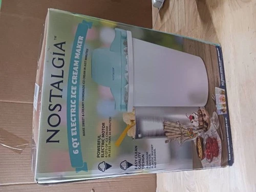 Nostalgia 6 Qt Electric Ice Cream Maker