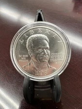 1998-S UNC Black Revolutionary War SILVER Dollar, No OGP or COA