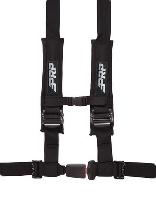 PRP Seats For 4.2 Harness - Black, 4-Point Off-Road Safety Harness With EZ-Click