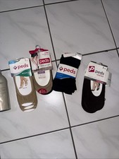 Lot Of 4 Pairs Of Peds Foot Liners Variety