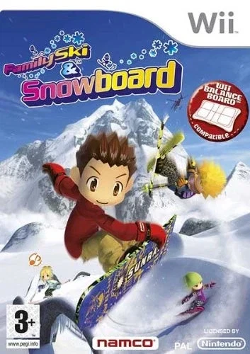 FAMILY SKI & SNOWBOARD - NINTENDO WII - PAL ESPAÑA NAMCO FAMILYSKI BALANCE BOARD