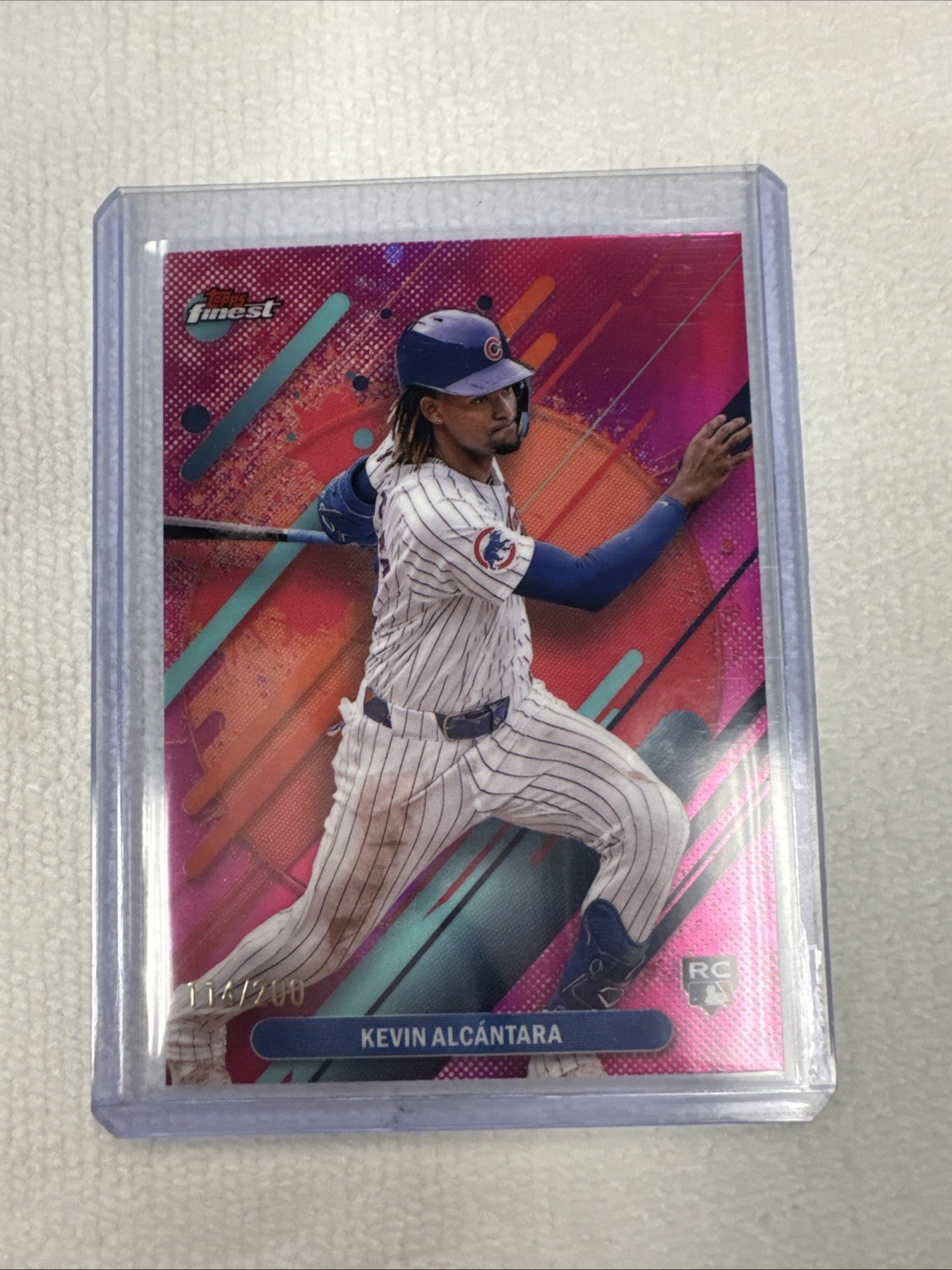 2025 Topps Finest Kevin Alcantara RC Rare Magenta /200 Cubs #212