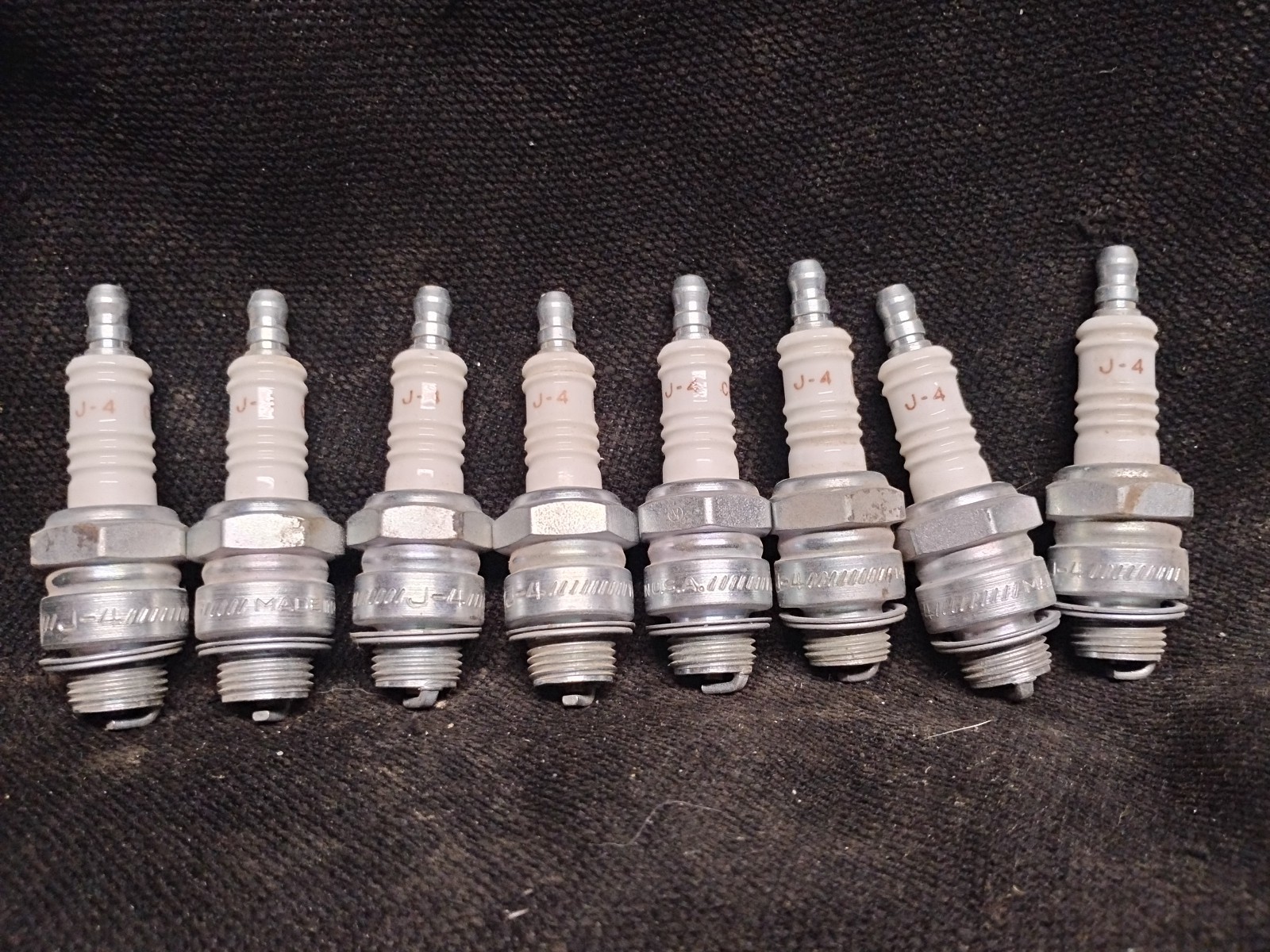 Champion J-4 Spark Plugs lot of 8 NOS