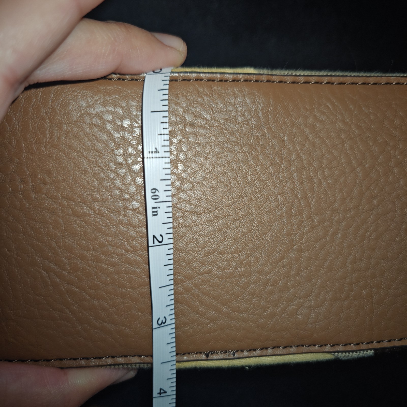 Etienne Aigner Patchwork Canvas Leather Trim  Mul… - image 14