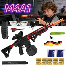 Elektrische M4A1 Gun Gel Ball Blaster schwarz Kugeln 20000 Gel Ball Spielzeug