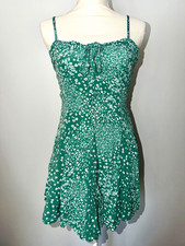 Wild Fable S Ruched Sweetheart Neckline A-line Ditsy Floral Mini Sundress