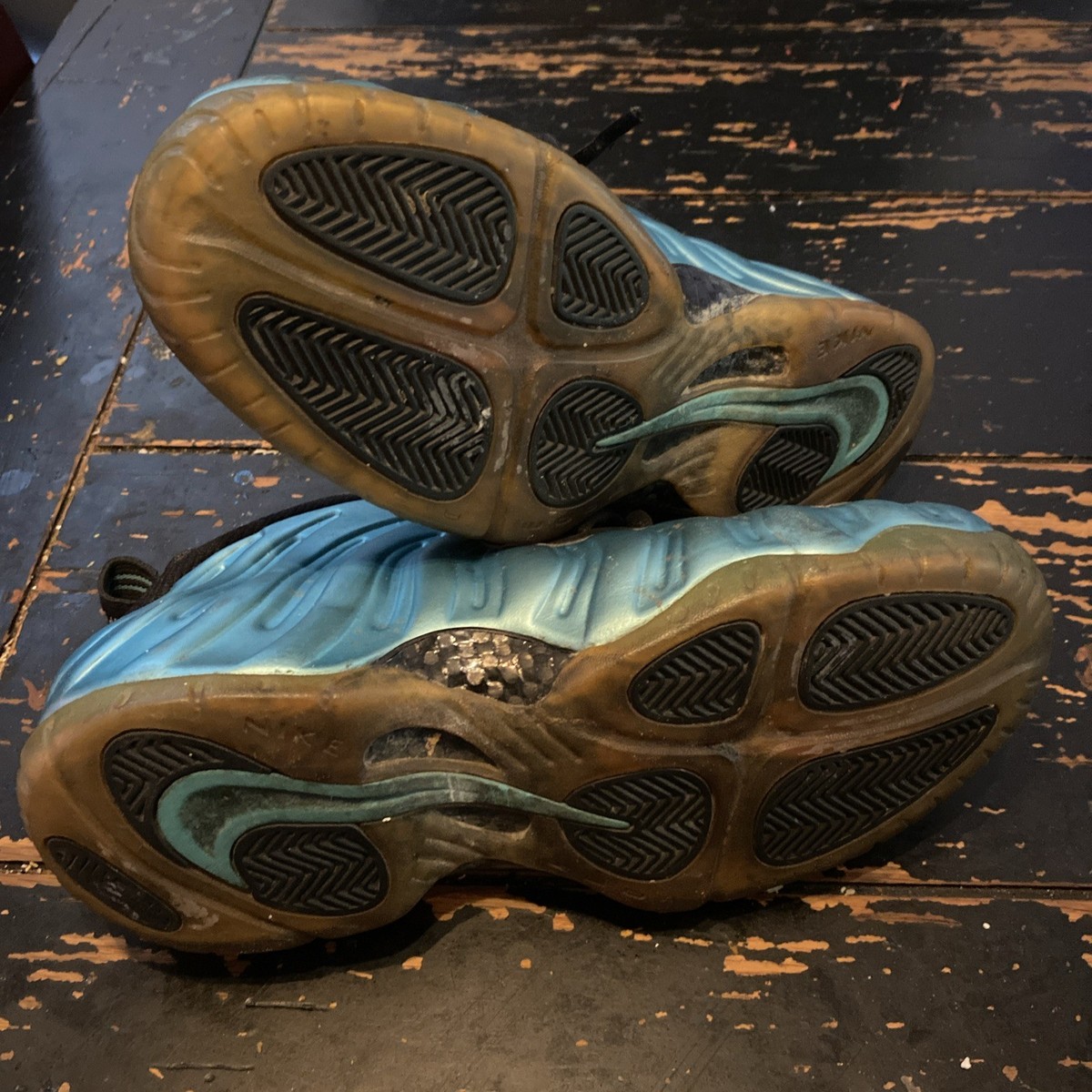 シューズ(男性用) Nike Air Foamposite Pro   Electric Blue Nike Air Foamposite Pro Electric Blue Men's - 624041-410 - US
