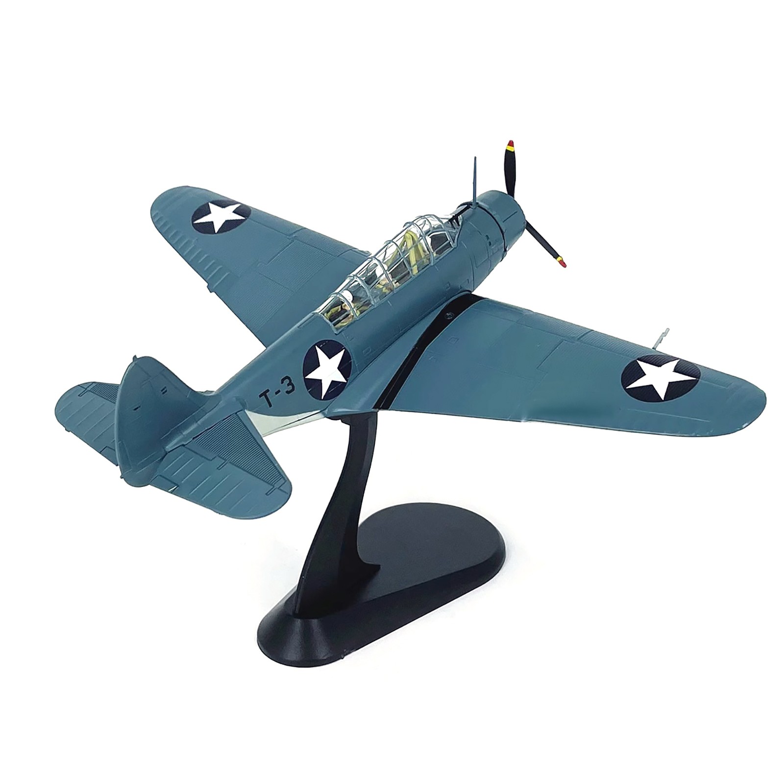 1/72 Scale Diecast Alloy WWII US Navy TBD Devastator Bomber Aircraft Model