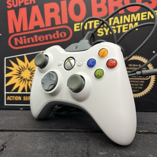 Microsoft Xbox 360 White Controller W.Play & Charge Kit TESTED FREE POSTAGE - Picture 3 of 8