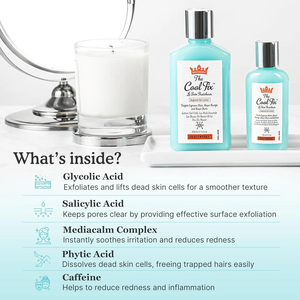 The Cool Fix para después del afeitado para mujeres: depilación púbica, protuberancias de afeitar, quemaduras de afeitar, Foto 4 de 4