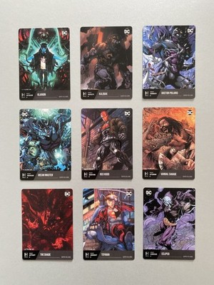 DC Hybrid Villains Complete Set - Chapter 2 Trading Cards - Physical Only