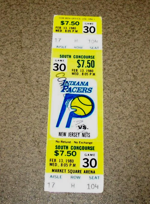 インディアナ　ペイサーズ　チケット半券　1995年 Basketball Indiana Pacers Vintage Sports Ticket Stubs for sale | eBay