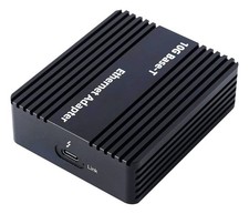 Convert Thunderbolt 3/4/5 USB-C to RJ45 10 Gbe Ethernet Speed -Mac/Win/Linux