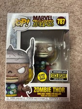 Marvel Zombies Funko Pop Zombie Thor #787 GITD EE Exclusive NEW Moc 