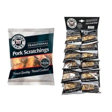 Midland Snacks Traditional Pork Scratchings 12 x 40g