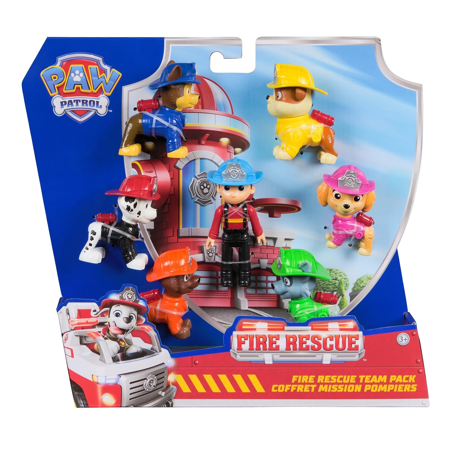Figurines Pat Patrouille Fire Rescue, mini figurines incassables pour enfants turbulents