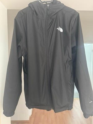 The North Face DryVent Herren Regenjacke mit Kapuze Reißverschluss Schwarz M