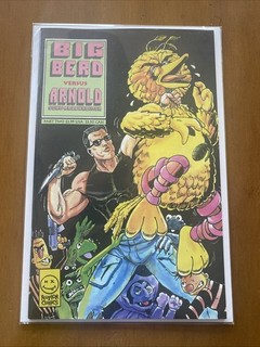 Big Berd vs. Arnold Schwarzenheimer Comic Book #2 Humor Comics HG!