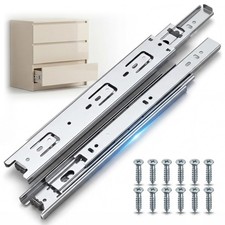 14 Inch Drawer Slides 4 Pairs 8pcs Side Mount Rails - Heavy Duty Full Exten...
