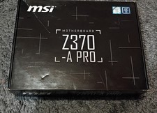MSI Z370-A Pro Motherboard & Intel i3 8100 Pr...
