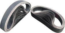 24 PCS 1 X 18 Inch Silicon Carbide Sanding Belts Assortment- 80, 120, 240, 400,