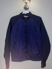 Fred Perry Harrington Jacket with A Two-tone Navy and Blue Design Size Medium