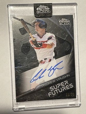 Topps Chrome Black Super Futures Auto Andrew Vaughn /99