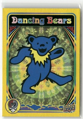 2025 Upper Deck Grateful Dead 60 Years So Far #2 Dancing Bear Blue