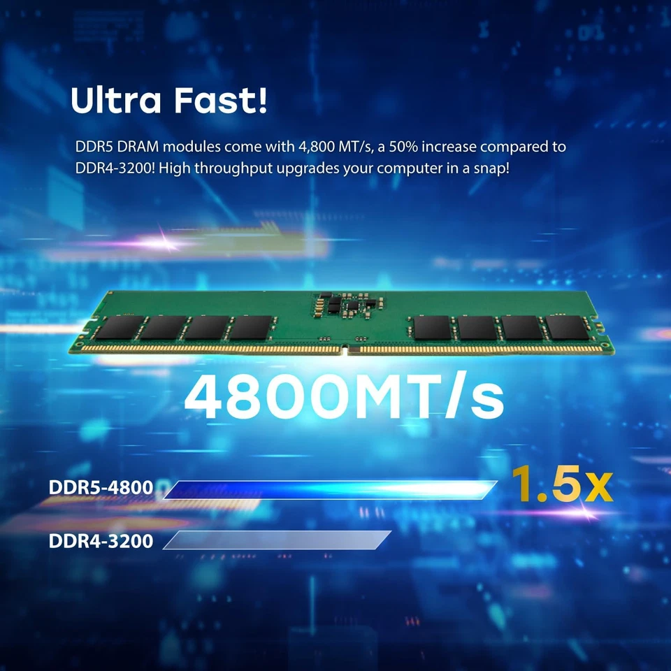 SO-DIMM Modulo Di Memoria 16GB DDR5 4800Mhz - JM4800ASE-16G - Immagine 4 di 4