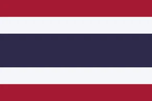 Thailand Flag Self Adhesive Vinyl Sticker