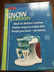 Back to Basics Snow Station Snow Cone maker