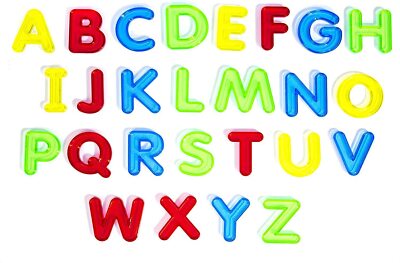 Think Fast Toys - Translucent Durable Acrylic Upper Case Letters in Assorted Col