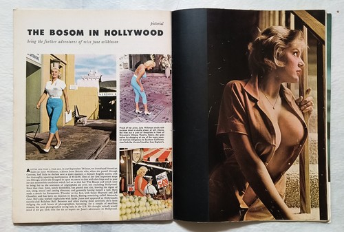 PLAYBOY Magazine—August 1959— Clayre Peters & Shel Silverstein cartoons—Vintage - Picture 9 of 10