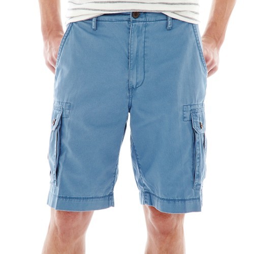 Arizona Jean Co. Arizona Cargo Shorts Pacific Blue Sizes 26W New - Picture 2 of 2