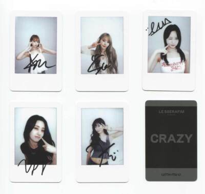 LE SSERAFIM - 4th Mini CRAZY [WITHMUU] LUCKY DRAW EVENT EXCLUSIVE