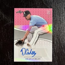 Dean Curley TENNESSEE VOLS 2022 Leaf Perfect Game  auto Autograph 1/1 shimmer