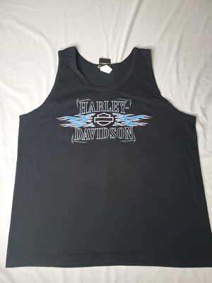Harley Davidson ''Seven Bridges Rode'' Montgomery Alabama Tank Top Men's L 22x27