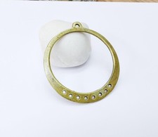 Round Multi Hole Connector Charms Earring Finding Antique Bronze 64x58mm G36998