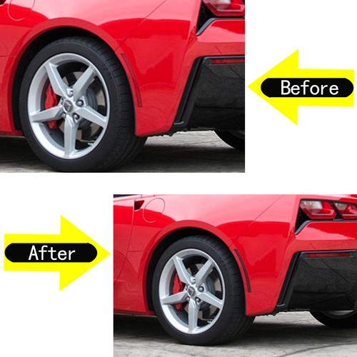 Reflector Blackout Kit Vinyl Overlay Decor Fit For Corvette C7 2014-2019 4PCS - Picture 2 of 12