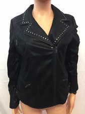 Salsa Style Women's Jacket 116803 50 Polyurethane Size S Color Black New